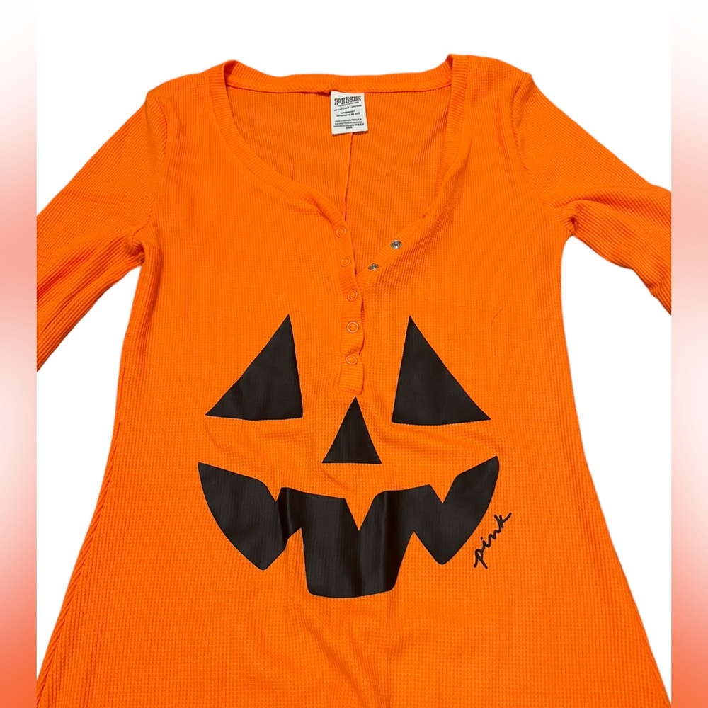 Pink/ Victoria Secret Pumpkin Onesie 🎃